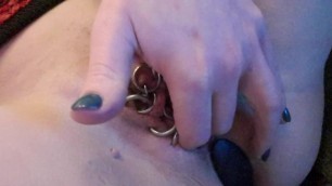 Slave is Allowed to Cum Mastrubating with a Closed Pussy and Plug