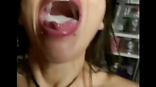 Slut caught cheating gets face fucked deep and hard