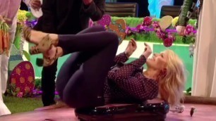 Cum For MILF Holly Willoughby’s Sexy Tight Ass On A Wobble Board