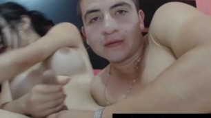 Horny Guy Sucks Tranny Cock and Balls