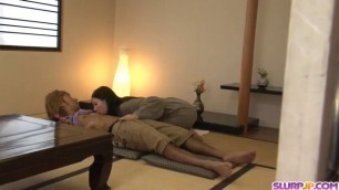 Sofia Takigawa in scenes of home porn with a man - More at Slurpjp.com