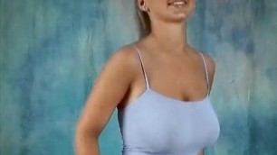 WOMANIZER - bouncy big tits dance in skin tight dress