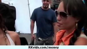 Horny schoolgirl bitche having sex for money 7
