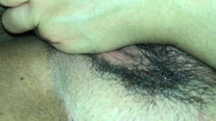 Using my Dick to Rub his Clit until Creampie