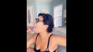 MILF next Door Wanted a Huge Cock in her Mouth and a Load on her Face
