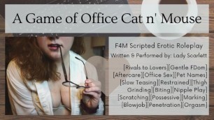 F4M Audio Roleplay - Rival Co-Worker Corners you in the Breakroom - Scripted Gentle FDom